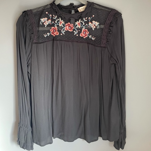 Altar'd State Tops - Altar’d State Embroidered Floral Top